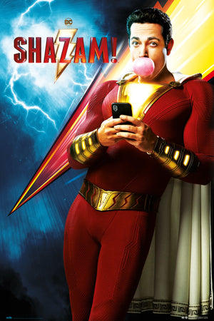 Grupo Erik GPE5308 Dc Comics Shazam One Sheet Poster 61X91,5cm | Yourdecoration.be