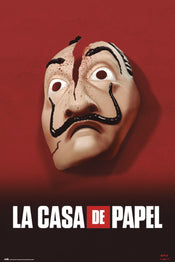 Grupo Erik GPE5322 La Casa De Papel Mascara Poster 61X91,5cm | Yourdecoration.be