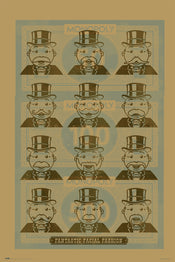 Grupo Erik GPE5417 Monopoly Facial Fashion Poster 61X91,5cm | Yourdecoration.be