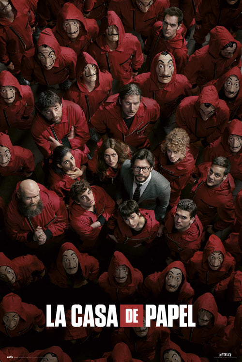 Grupo Erik GPE5482 Money Heist War Poster 61X91,5cm | Yourdecoration.be