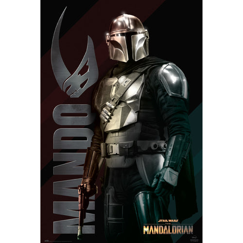 Grupo Erik GPE5485 Star Wars The Mandalorian Mando Poster 61X91,5cm | Yourdecoration.be