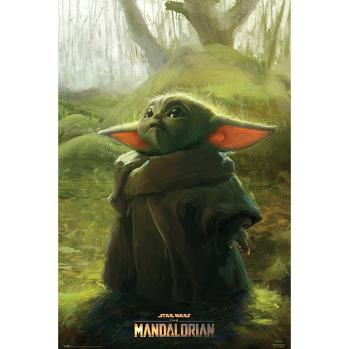 Grupo Erik GPE5487 Star Wars The Mandalorian The Child Art Poster 61X91,5cm | Yourdecoration.be