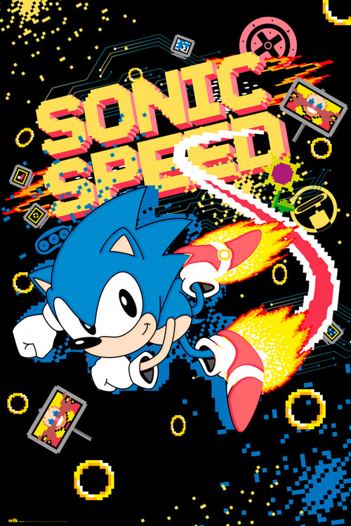 Grupo Erik GPE5489 Sonic Speed Poster 61X91,5cm | Yourdecoration.be