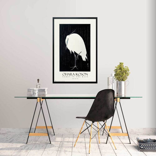 Grupo Erik Gpe5555 Poster Egret In The Rain Sfeer | Yourdecoration.be