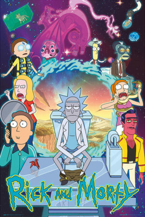 grupo erik gpe5609 rick and morty season 4 poster 61x91-5 cm | Yourdecoration.be