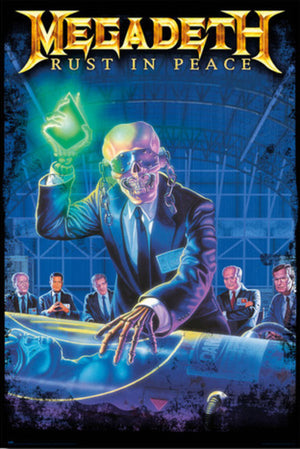 grupo erik gpe5706 megadeth rust in peace poster 61x91-5 cm | Yourdecoration.be