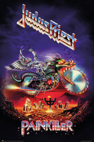 grupo erik gpe5713 judas priest painkiller poster 61x91,5cm | Yourdecoration.be