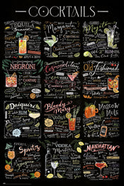 grupo erik gpe5753 cocktails poster 61x91 5cm | Yourdecoration.be