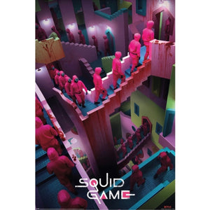 Grupo Erik Pp35008 Poster El Juego Del Calamar Crazy Stairs | Yourdecoration.be