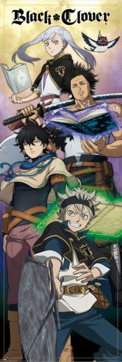 grupo erik ppge8100 black clover poster 53x158cm | Yourdecoration.be