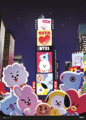 Grupo Erik Bt21 Time Square Kunstdruk 30X40cm | Yourdecoration.be