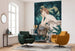 Komar Songes Vert Vlies Fotobehang 200x280cm 4 banen Sfeer | Yourdecoration.be