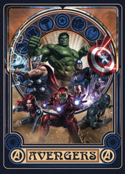 Komar Avengers Ornament Vlies Fotobehang 200x280cm 4 Banen | Yourdecoration.be