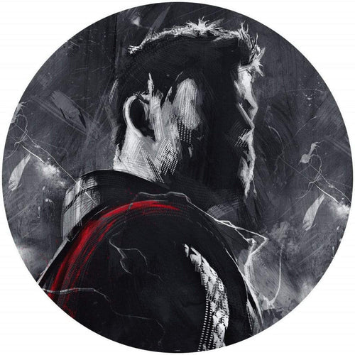 Komar Avengers Painting Thor Zelfklevend Fotobehang 125x125cm Rond | Yourdecoration.be