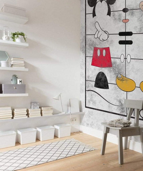 Komar Mickey Kit Vlies Fotobehang 200x280cm 4 Banen Sfeer | Yourdecoration.be