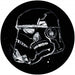 Komar Star Wars Ink Stormtrooper Zelfklevend Fotobehang 125x125cm Rond | Yourdecoration.be