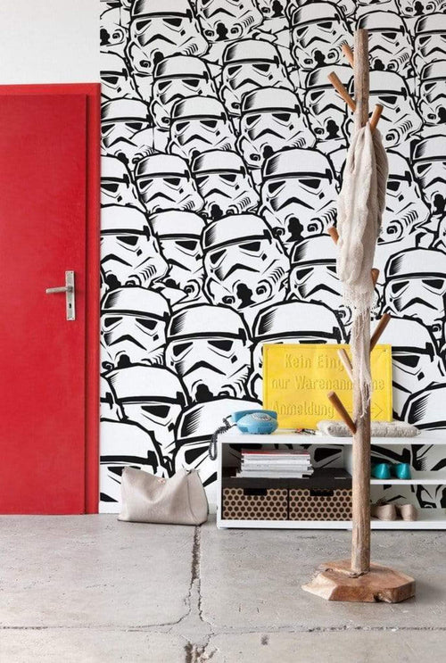 Komar Star Wars Stormtrooper Swarm Vlies Fotobehang 250x280cm 5 Banen Sfeer | Yourdecoration.be