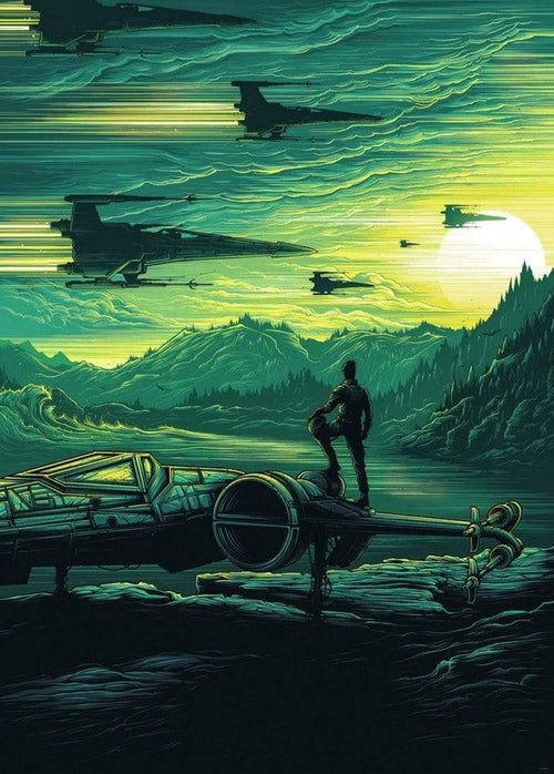 Komar Star Wars X Wing Assault Takodana Vlies Fotobehang 200x280cm 4 Banen | Yourdecoration.be