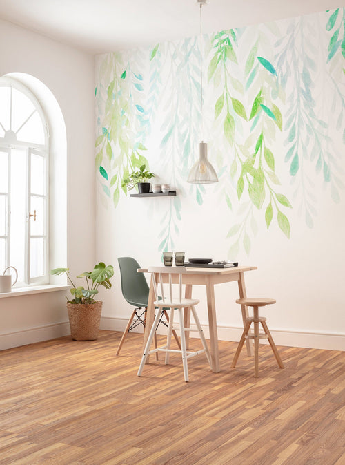 Komar Summer Leaves Vlies Fotobehang 350X250 cm 7 Banen Sfeer | Yourdeocration.be