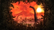 Komar Vlies Fotobehang Iax10 0021 Brachiosaurus Panorama | Yourdecoration.be