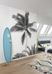 Komar Vlies Fotobehang Iax4 0011 Retro Palm Interieur | Yourdecoration.be