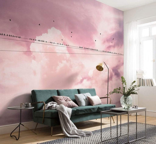 Komar Cloud Wire Vlies Fotobehang 400x250cm 4 banen Sfeer | Yourdecoration.be