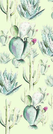 Komar Cactus Green Vlies Fotobehang 100x250cm 1 baan | Yourdecoration.be