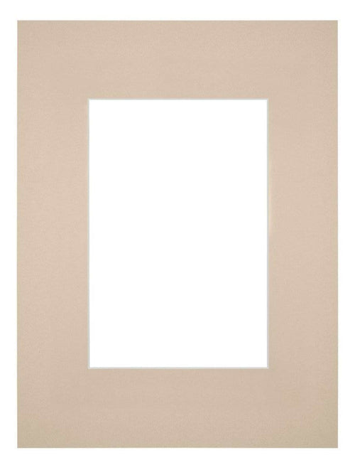 Passe Partout 18x24cm Karton Beige Rand Recht   Voorzijde | Yourdecoration.be