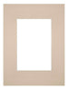 Passe Partout 18x24cm Karton Beige Rand Recht   Voorzijde | Yourdecoration.be