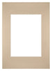 Passe Partout 20x28cm Karton Beige Rand Recht   Voorzijde | Yourdecoration.be