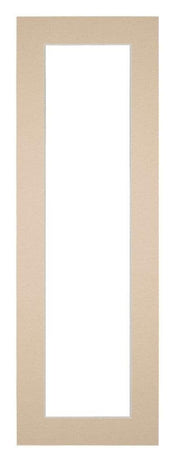 Passe Partout 20x60cm Karton Beige Rand 4cm Recht   Voorzijde | Yourdecoration.be