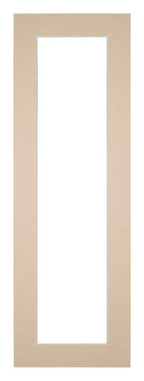 Passe Partout 20x60cm Karton Beige Rand 4cm Recht   Voorzijde | Yourdecoration.be