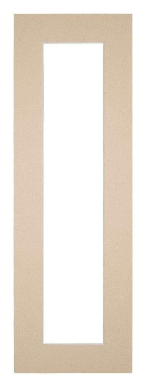 Passe Partout 20x60cm Karton Beige Rand 5cm Recht   Voorzijde | Yourdecoration.be