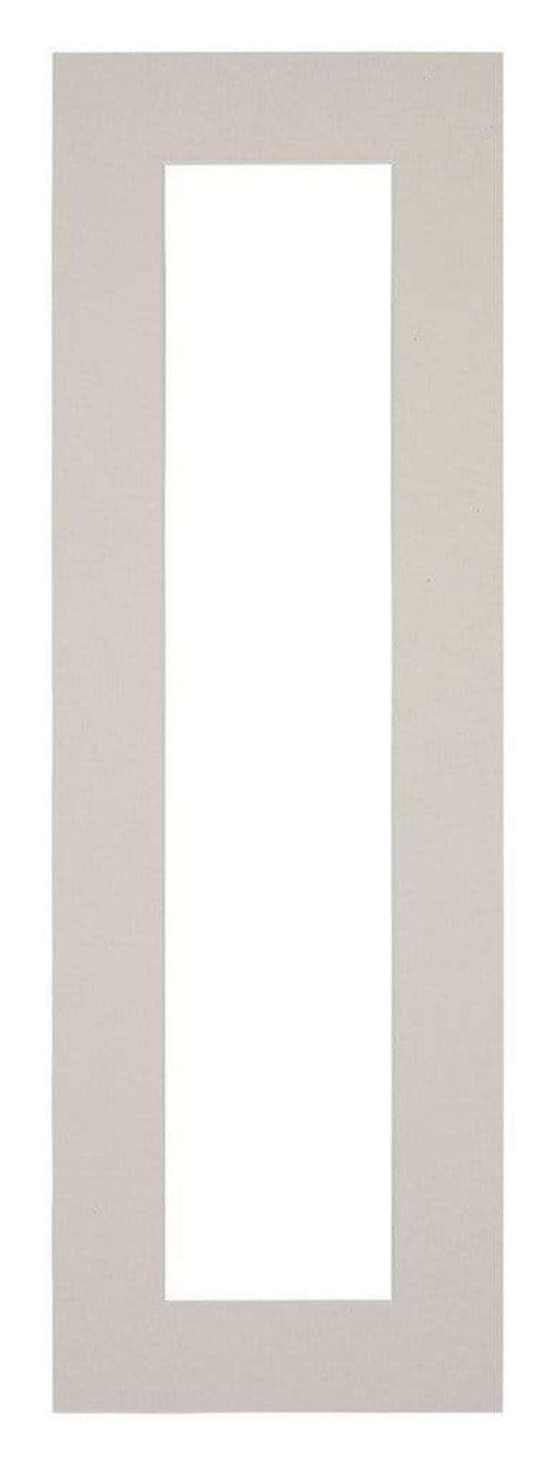 Passe Partout 20x60cm Karton Grijs Graniet Rand 5cm Recht   Voorzijde | Yourdecoration.be