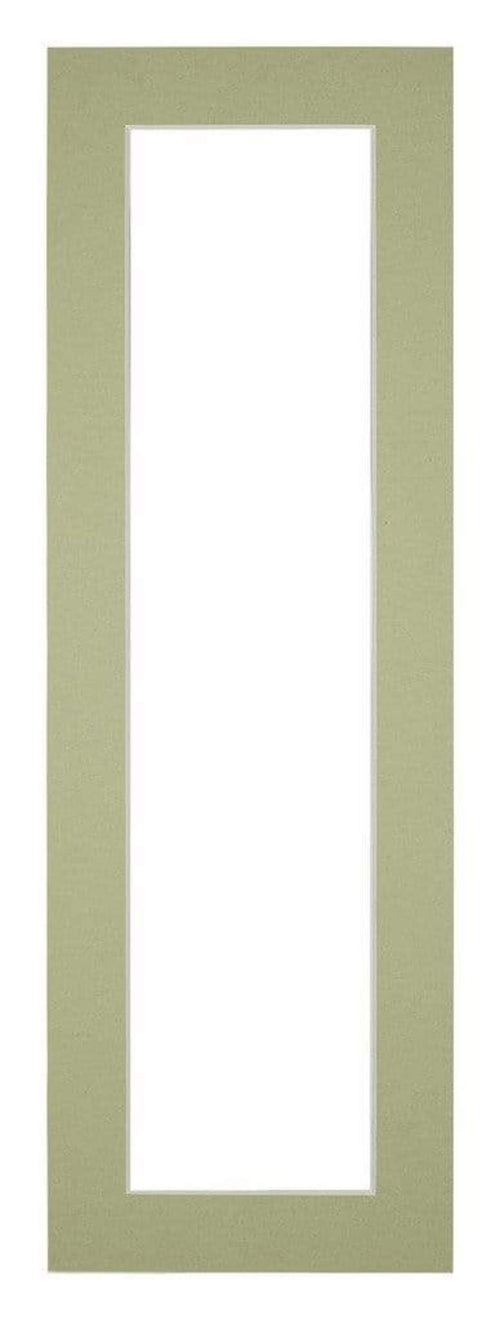 Passe Partout 20x60cm Karton Mintgroen Rand 4cm Recht   Voorzijde | Yourdecoration.be