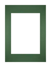 Passe Partout 21x29,7cm A4/A5 Karton Groen Bos Rand Recht   Voorzijde | Yourdecoration.be