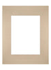 Passe Partout 24x30cm Karton Beige Rand Recht   Voorzijde | Yourdecoration.be