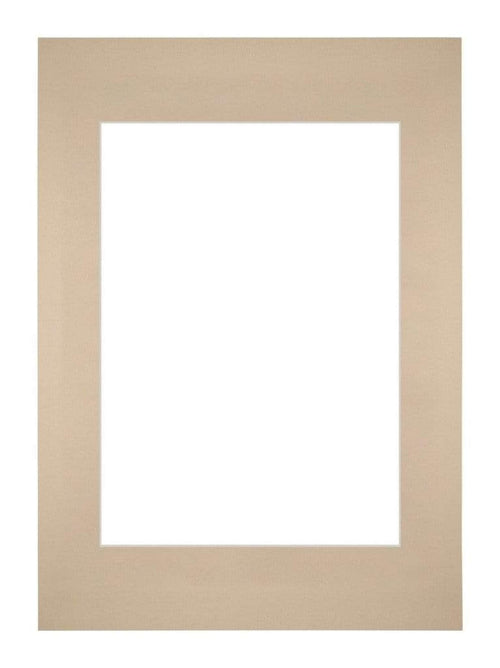 Passe Partout 29,7x42cm A3/A4 Karton Beige Rand Recht   Voorzijde | Yourdecoration.be