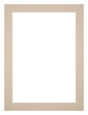 Passe Partout 60x80cm Karton Beige Rand 3cm Recht   Voorzijde | Yourdecoration.be