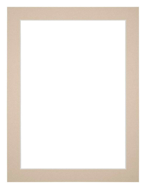 Passe Partout 18x24cm Karton Beige Rand 3cm Recht   Voorzijde | Yourdecoration.be