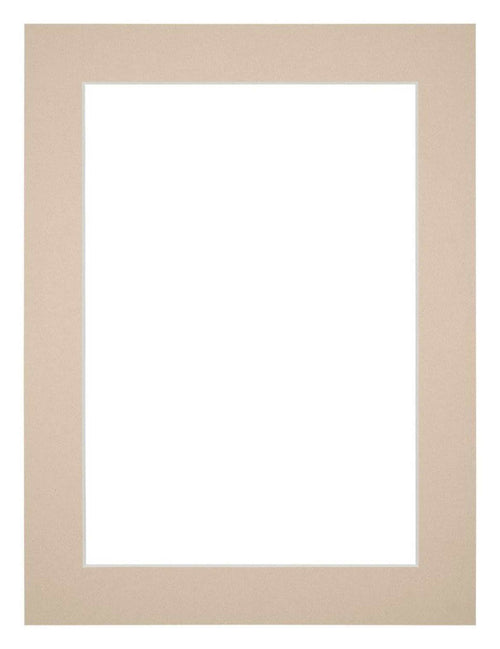 Passe Partout 45x60cm Karton Beige Rand 4cm Recht   Voorzijde | Yourdecoration.be