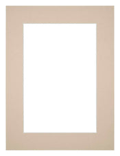 Passe Partout 30x40cm Karton Beige Rand 5cm Recht   Voorzijde | Yourdecoration.be