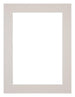 Passe Partout 45x60cm Karton Grijs Graniet Rand 4cm Recht   Voorzijde | Yourdecoration.be