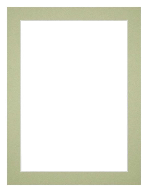 Passe Partout 30x40cm Karton Mintgroen Rand 3cm Recht   Voorzijde | Yourdecoration.be