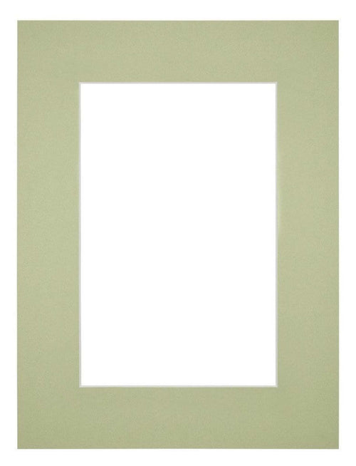 Passe Partout 45x60cm Karton Mintgroen Rand 6cm Recht   Voorzijde | Yourdecoration.be