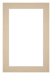 Passe Partout 62x93cm Karton Beige Rand 4cm Recht   Voorzijde | Yourdecoration.be