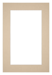 Passe Partout 62x93cm Karton Beige Rand 5cm Recht   Voorzijde | Yourdecoration.be