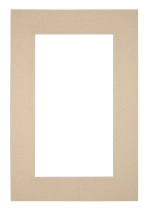 Passe Partout 61x91,5cm Karton Beige Rand 6cm Recht   Voorzijde | Yourdecoration.be