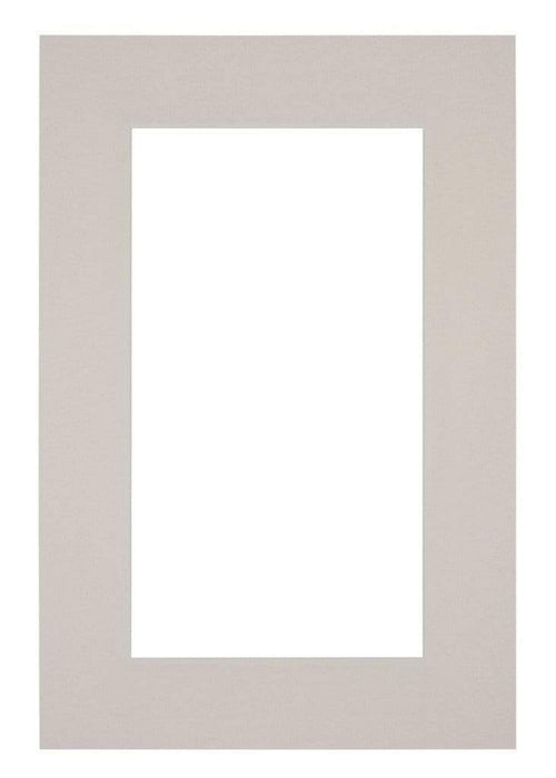 Passe Partout 62x93cm Karton Grijs Graniet Rand 6cm Recht   Voorzijde | Yourdecoration.be