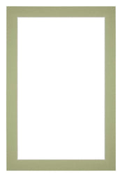 Passe Partout 40x60cm Karton Mintgroen Rand 3cm Recht   Voorzijde | Yourdecoration.be